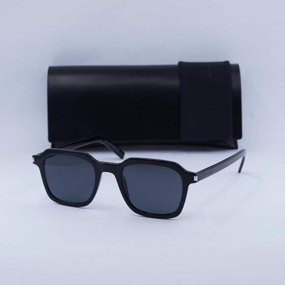 Saint Laurent SL715 SLIM 001 Square Sunglasses - Black main image 9